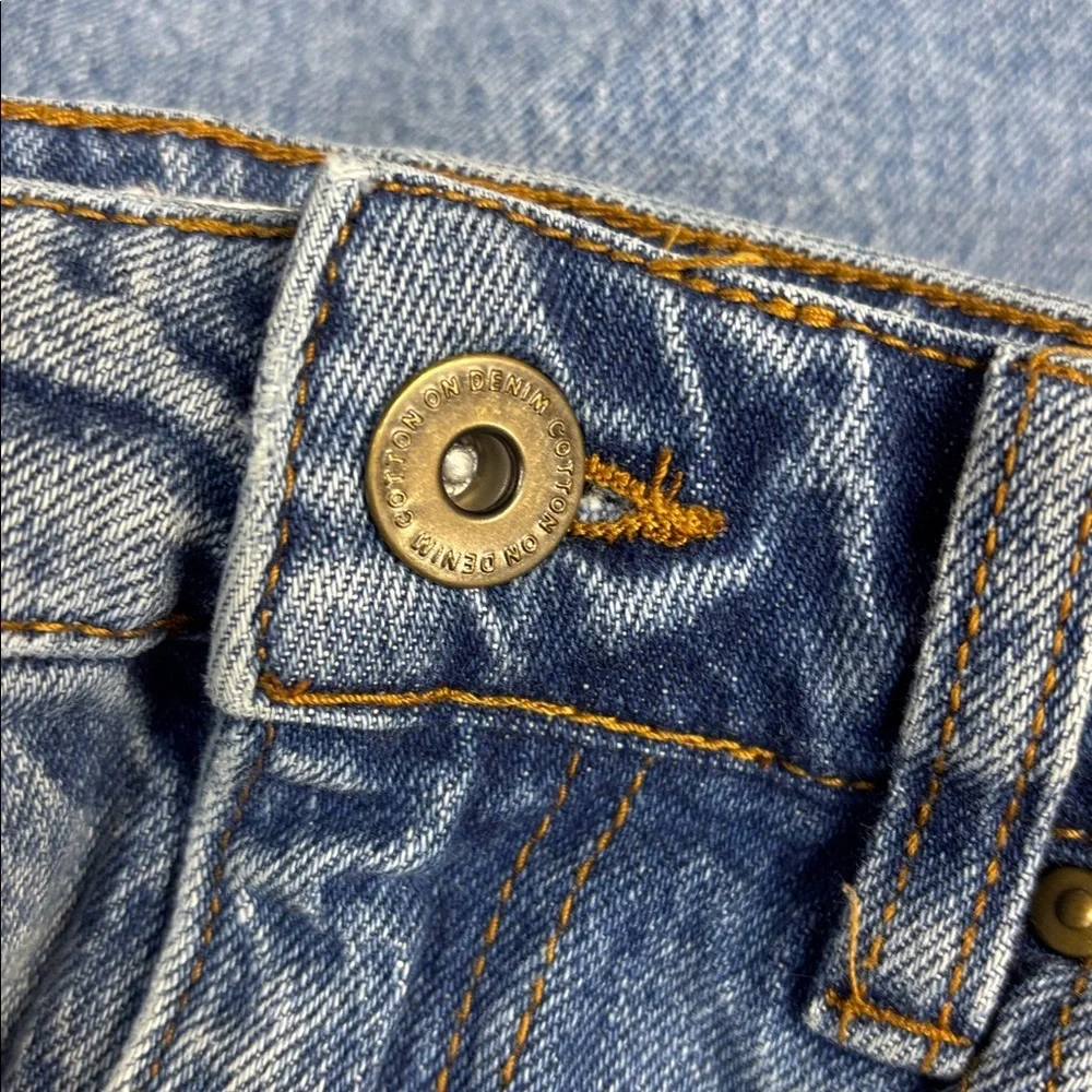 Cotton On Original Flare blue washed 5 pocket size 4 jeans - Picture 5 of 9